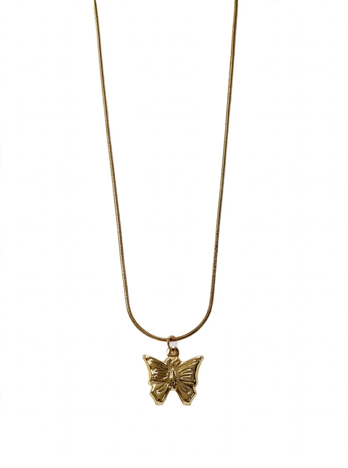 Gold Butterfly Necklace - Tarnish Free