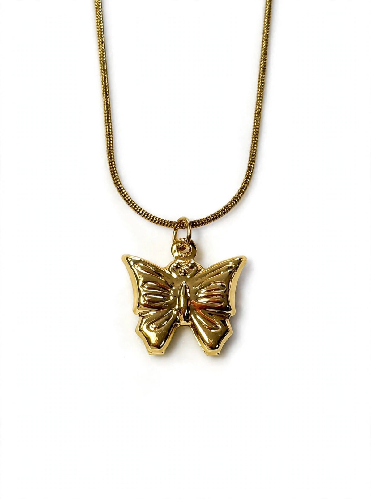 Gold Butterfly Necklace - Tarnish Free