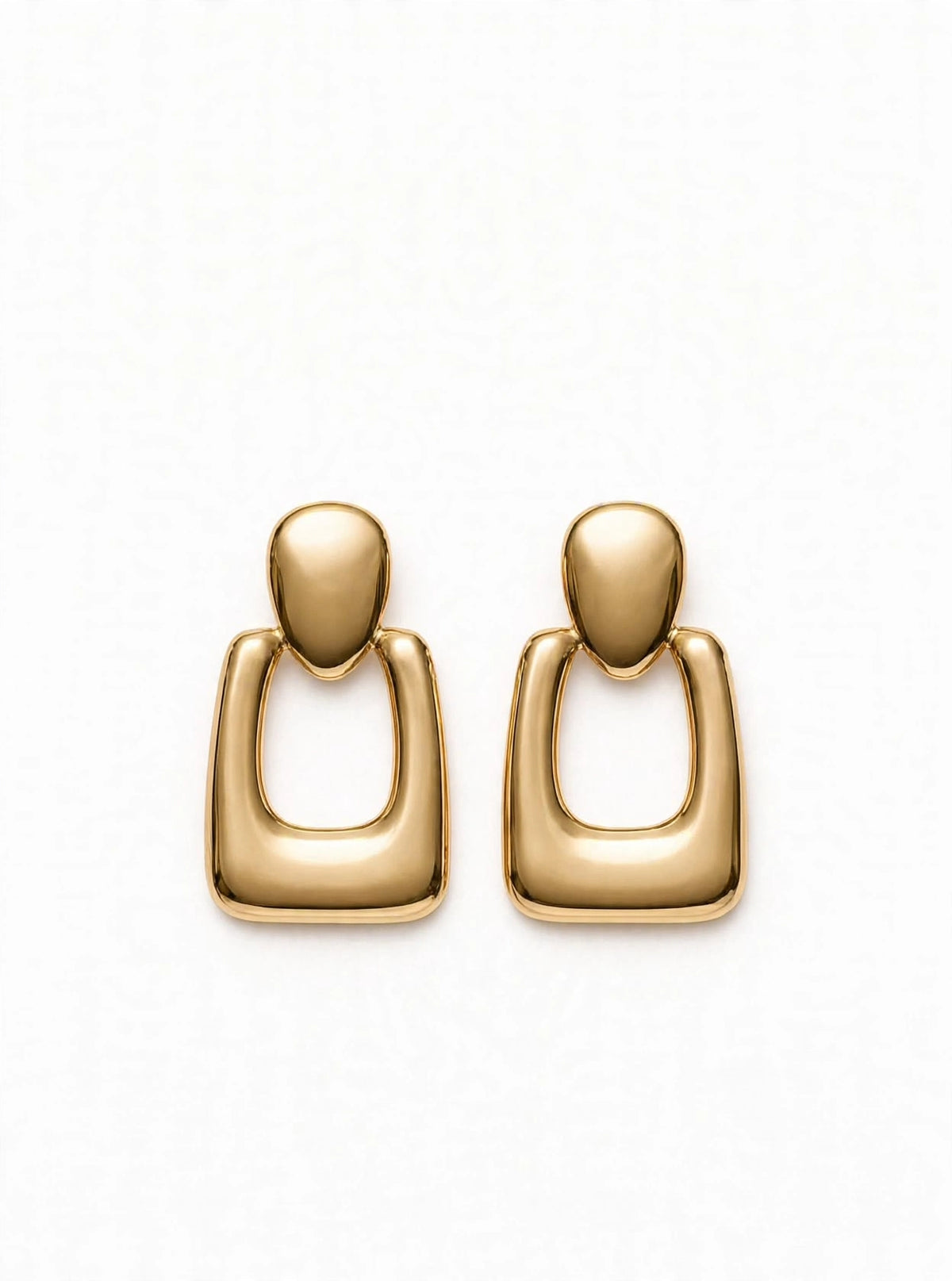 Mira - Gold Chunky Door Knocker Earrings | Anti-Tarnish